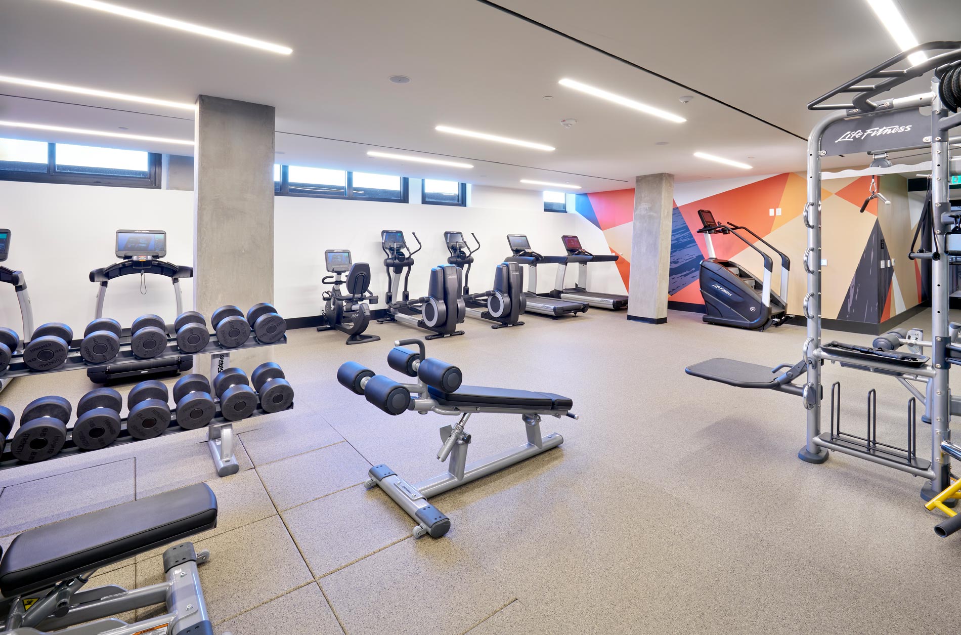 The MO Apartments Fitness Center