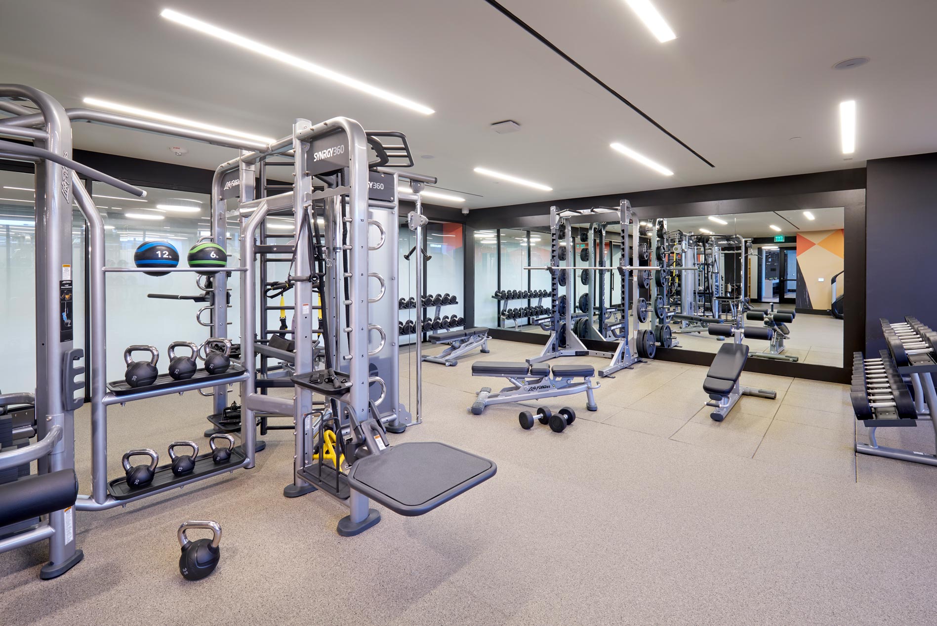 The MO Apartments Fitness Center