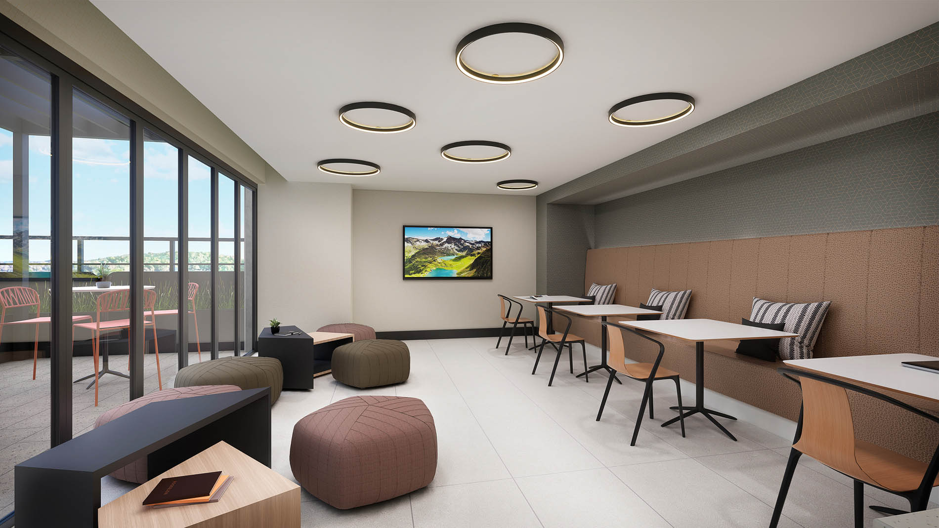 The MO Rendering Multifunction Room 