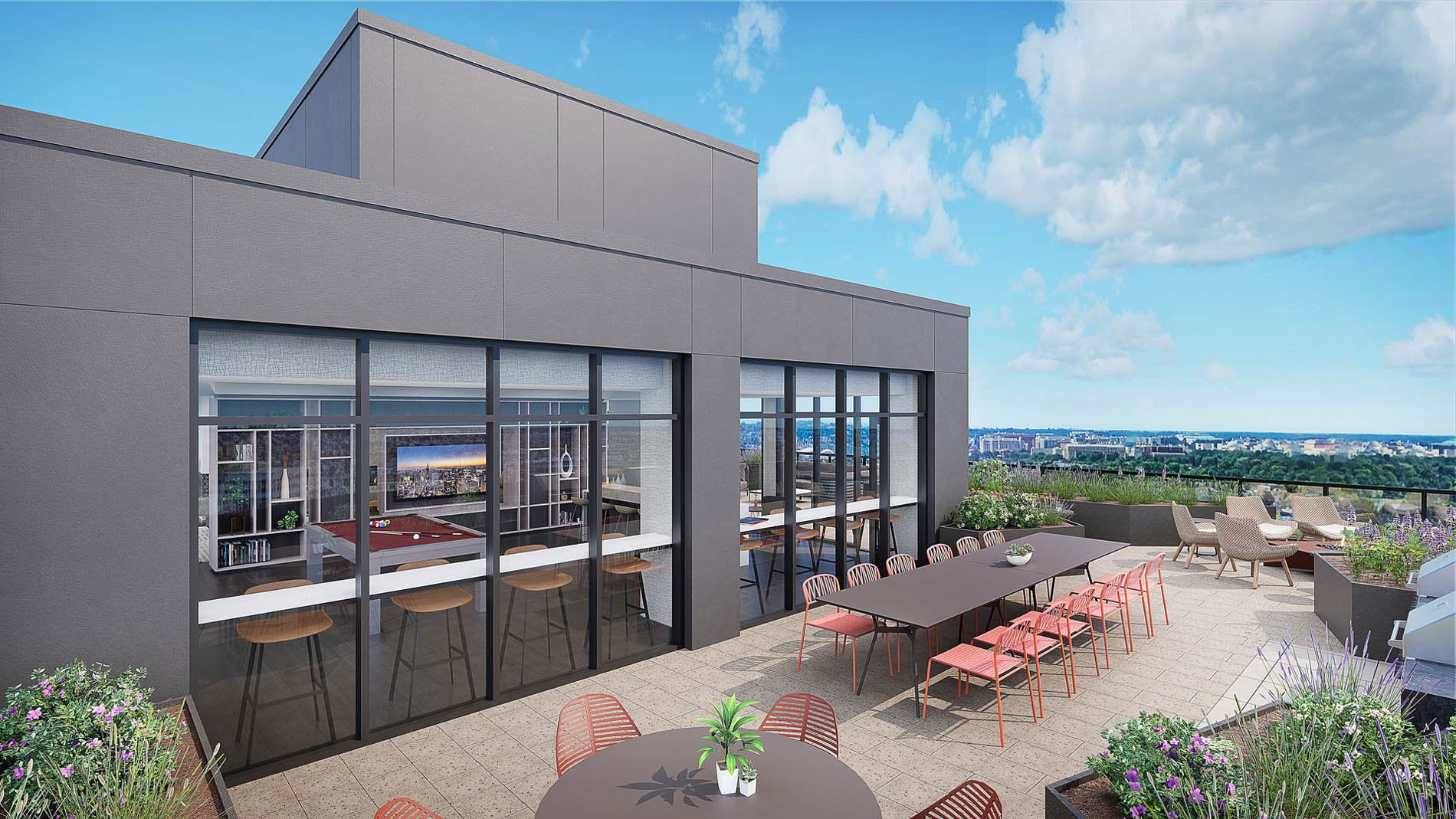 The MO Rendering Penthouse BBQ