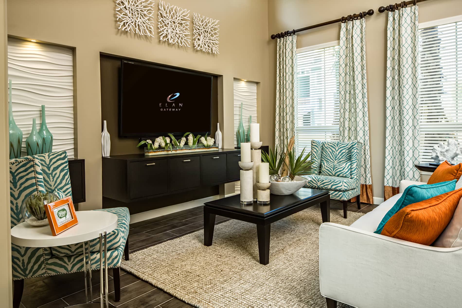 The Preserve at Gateway apartment living room
