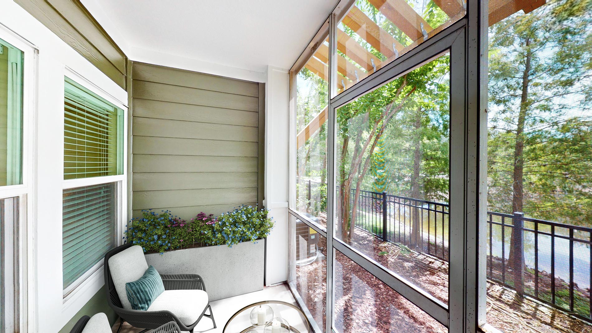 Preserve at Gateway Espresso Balcony staged 