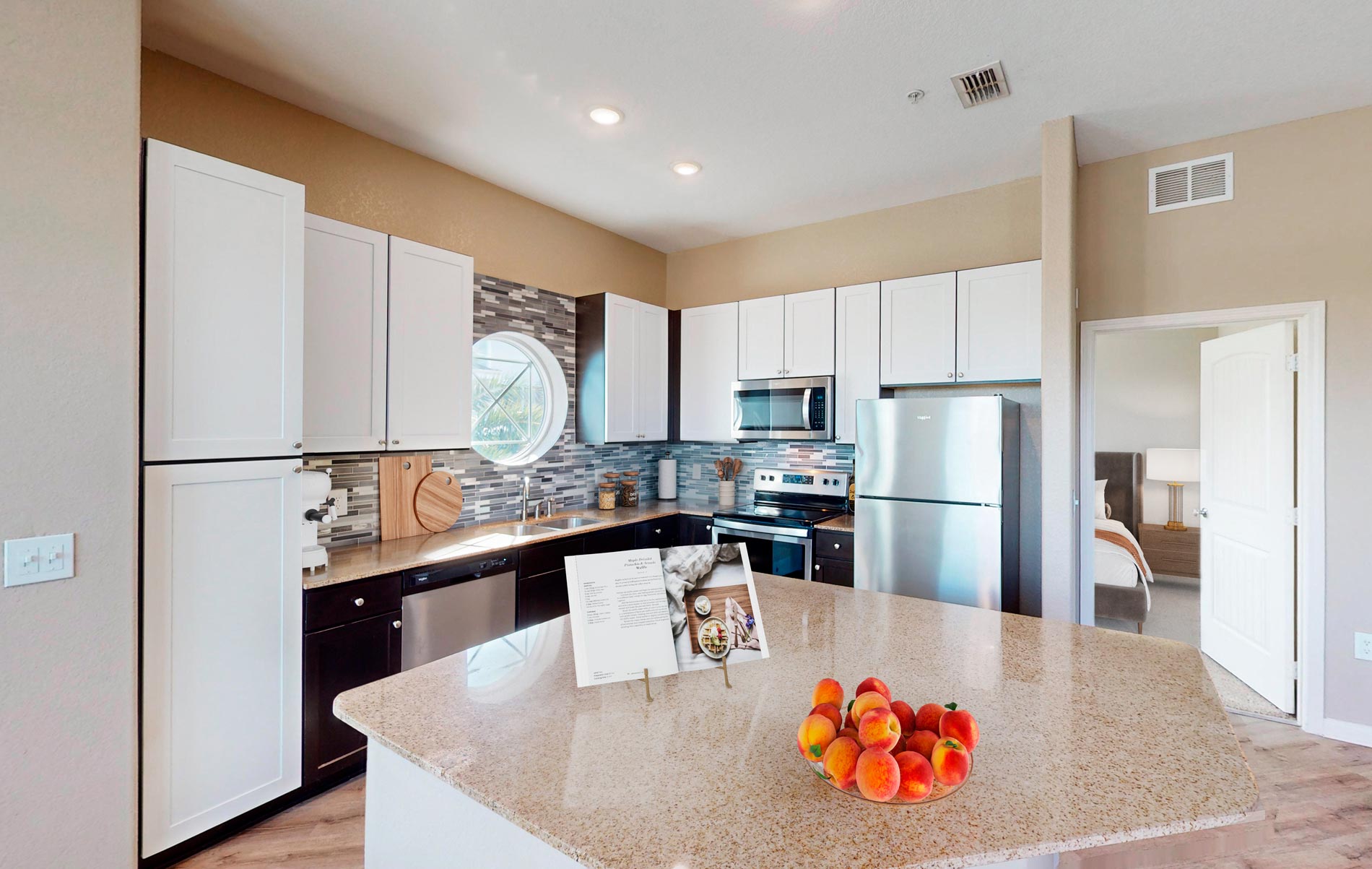 Preserve at Gateway staged kitchen
