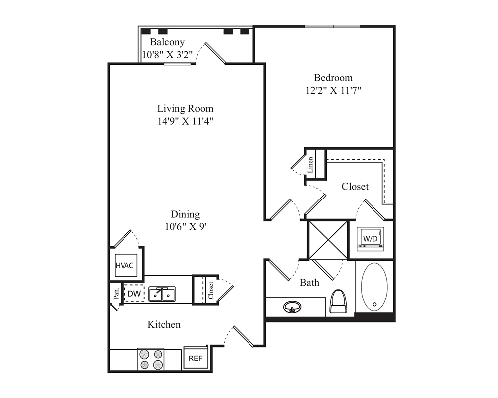 One Bedroom A1O