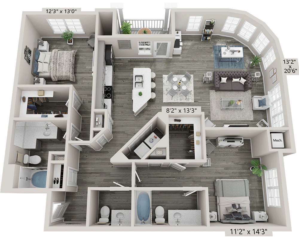 Two Bedroom B2.5C