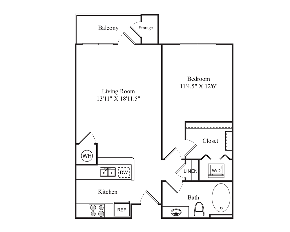 One Bedroom A1M