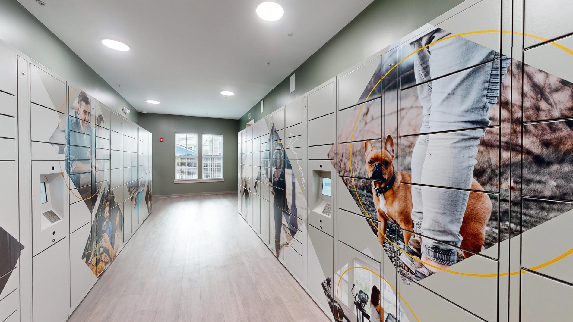 Quarters at Towson package lockers