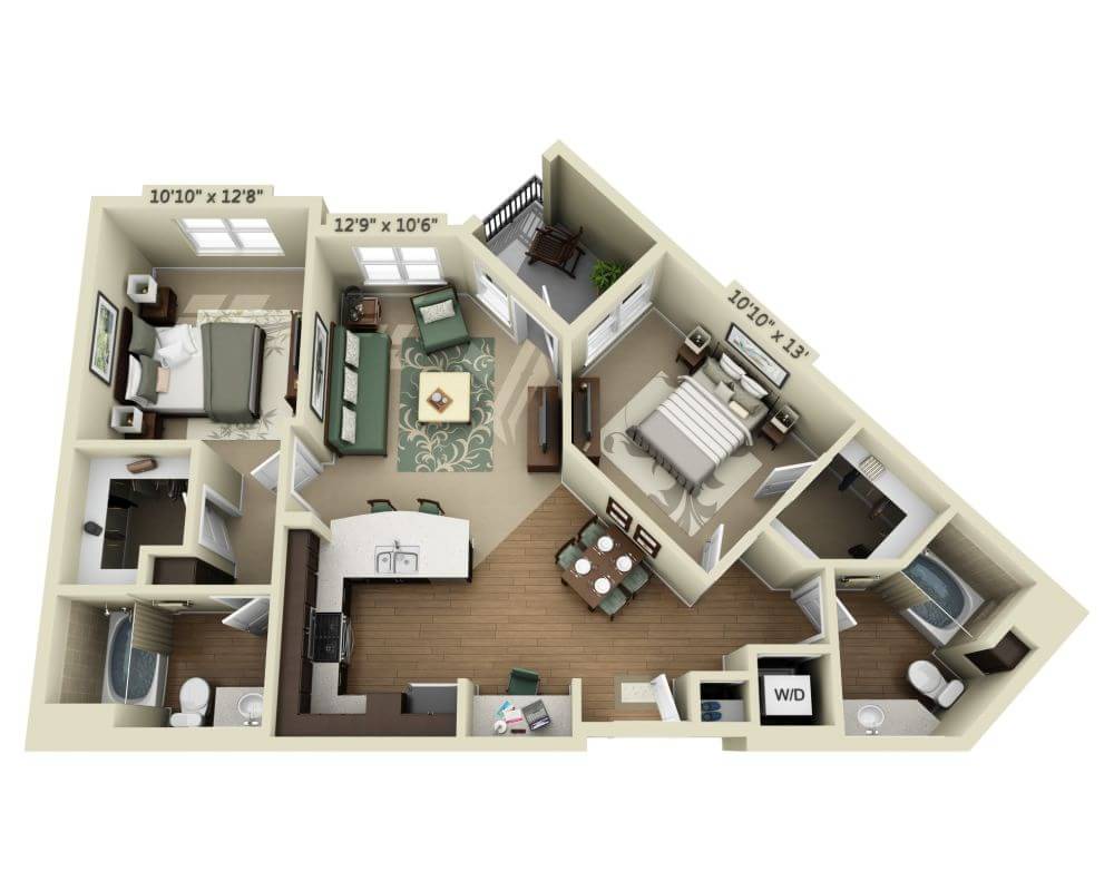 Two Bedroom B2A