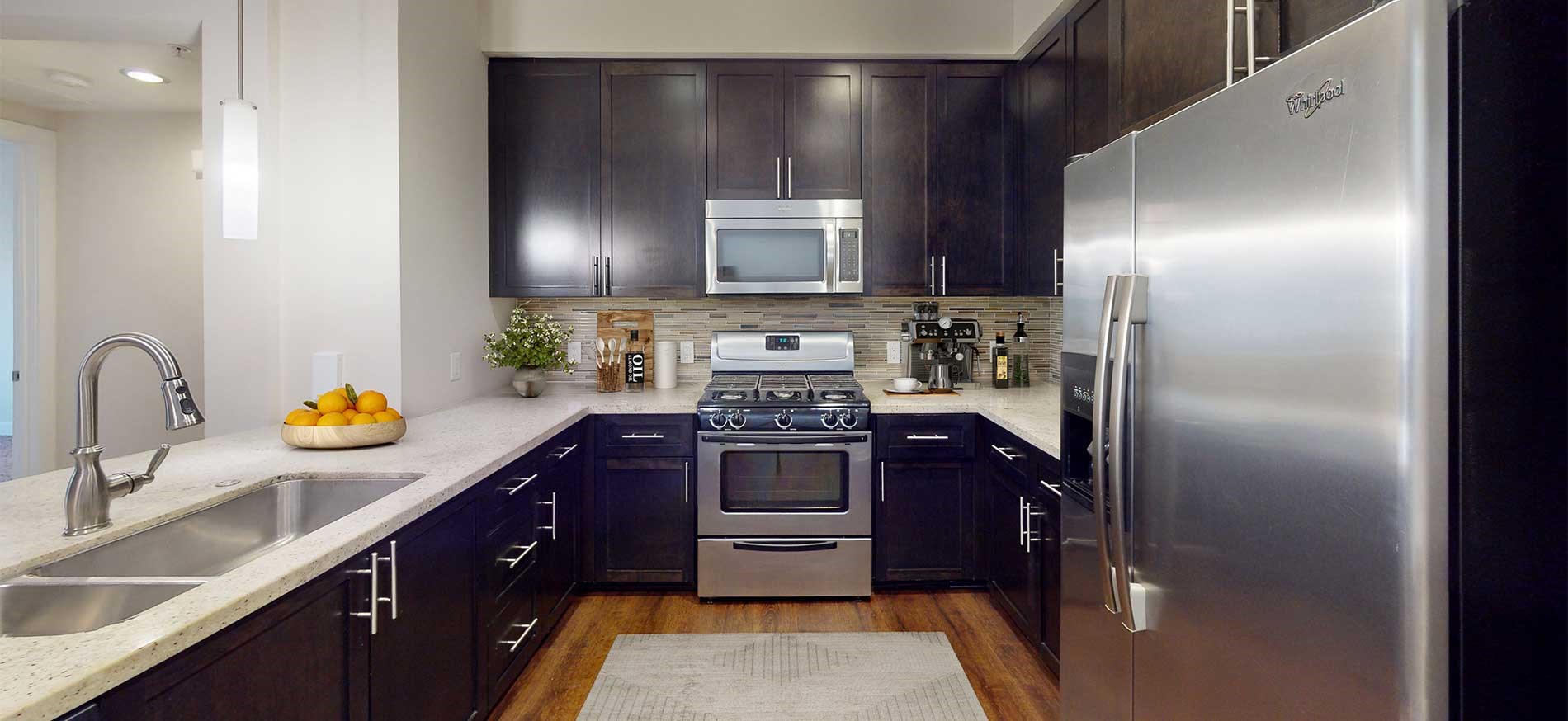 The Residences at Bella Terra apartment kitchen