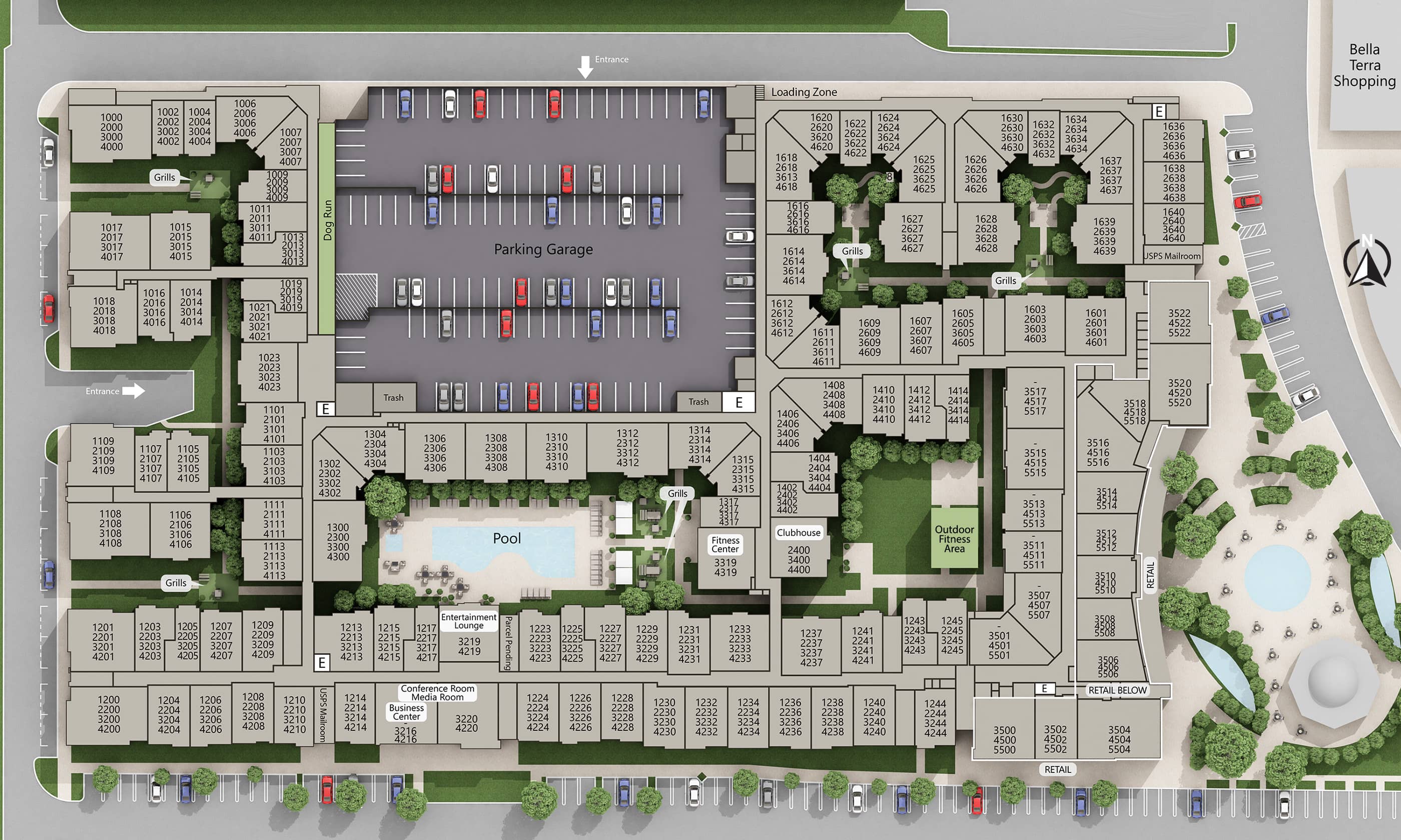 Interactive Map The Residences at Bella Terra