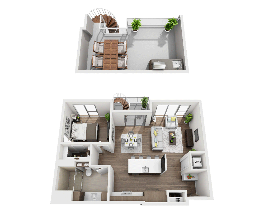 One Bedroom A1C Penthouse