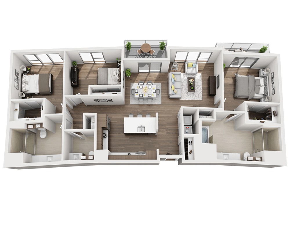 Three Bedroom C2.5G