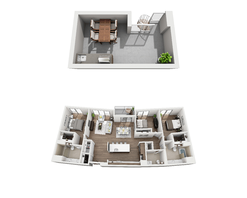 Three Bedroom C2.5I Penthouse