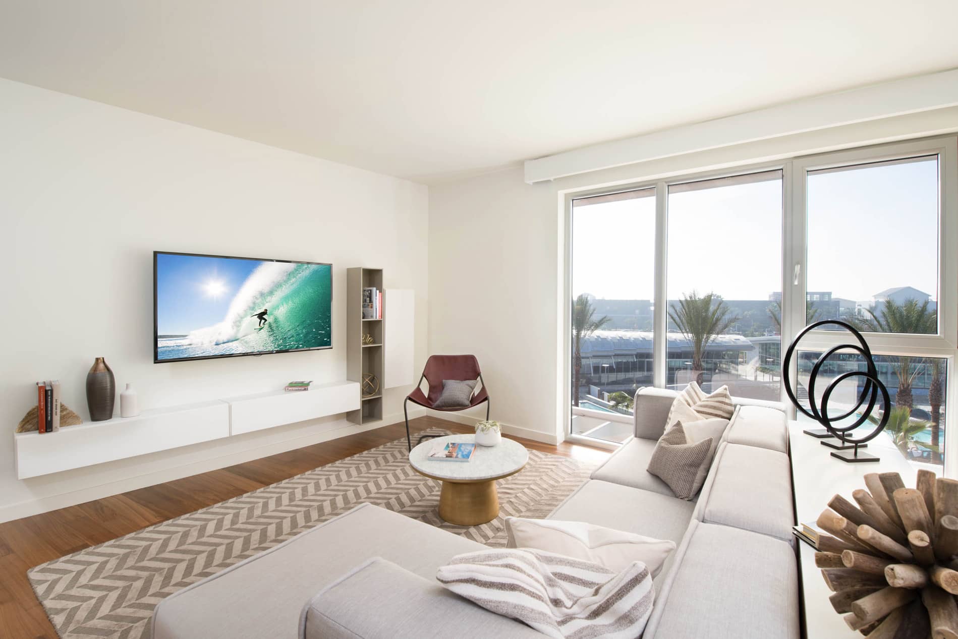 The Residences at Pacific City Living Room