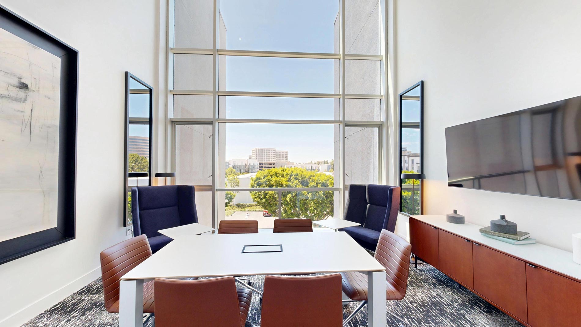 The Residences on Jamboree fourth floor conference room