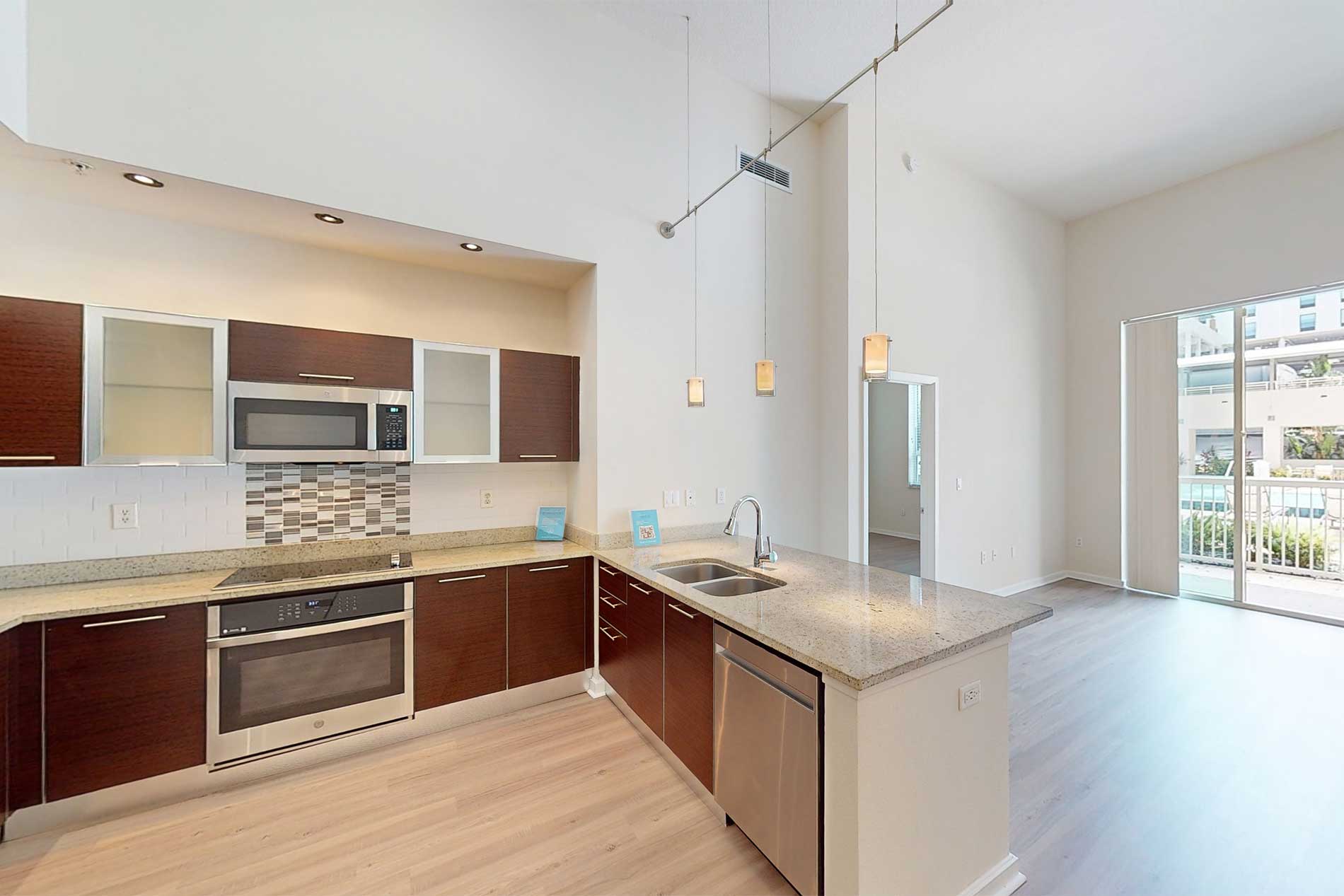 The Slade apartment kitchen