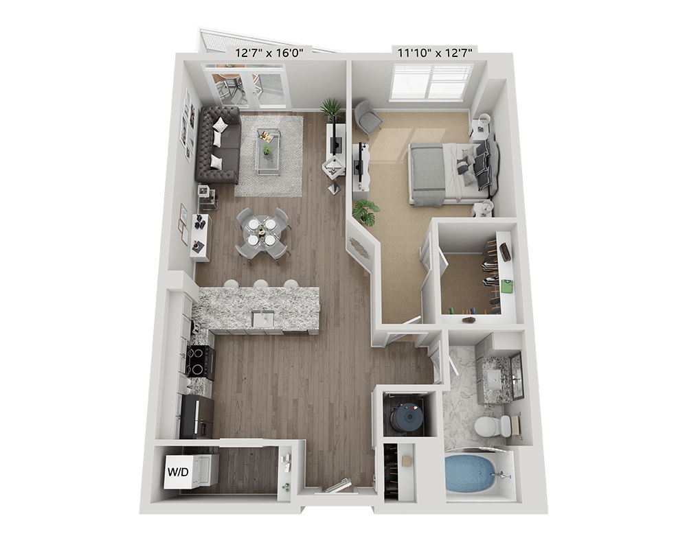 One Bedroom A1I