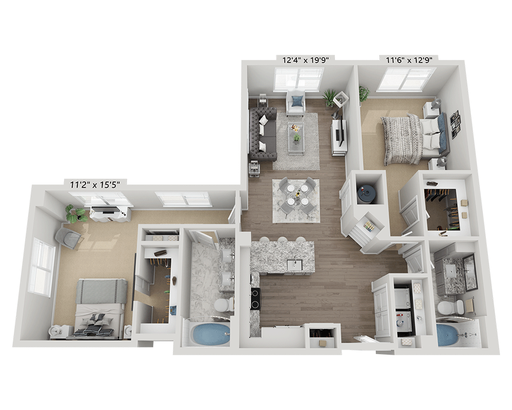 Two Bedroom B2F