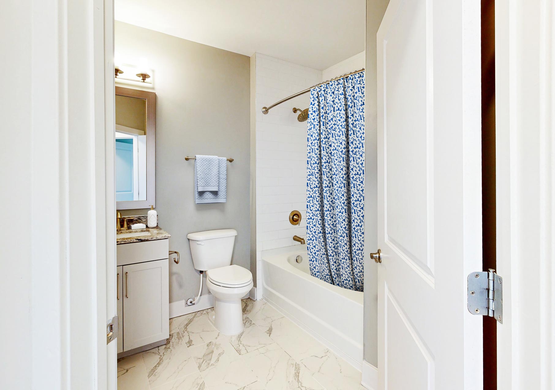 The Smith staged bathroom