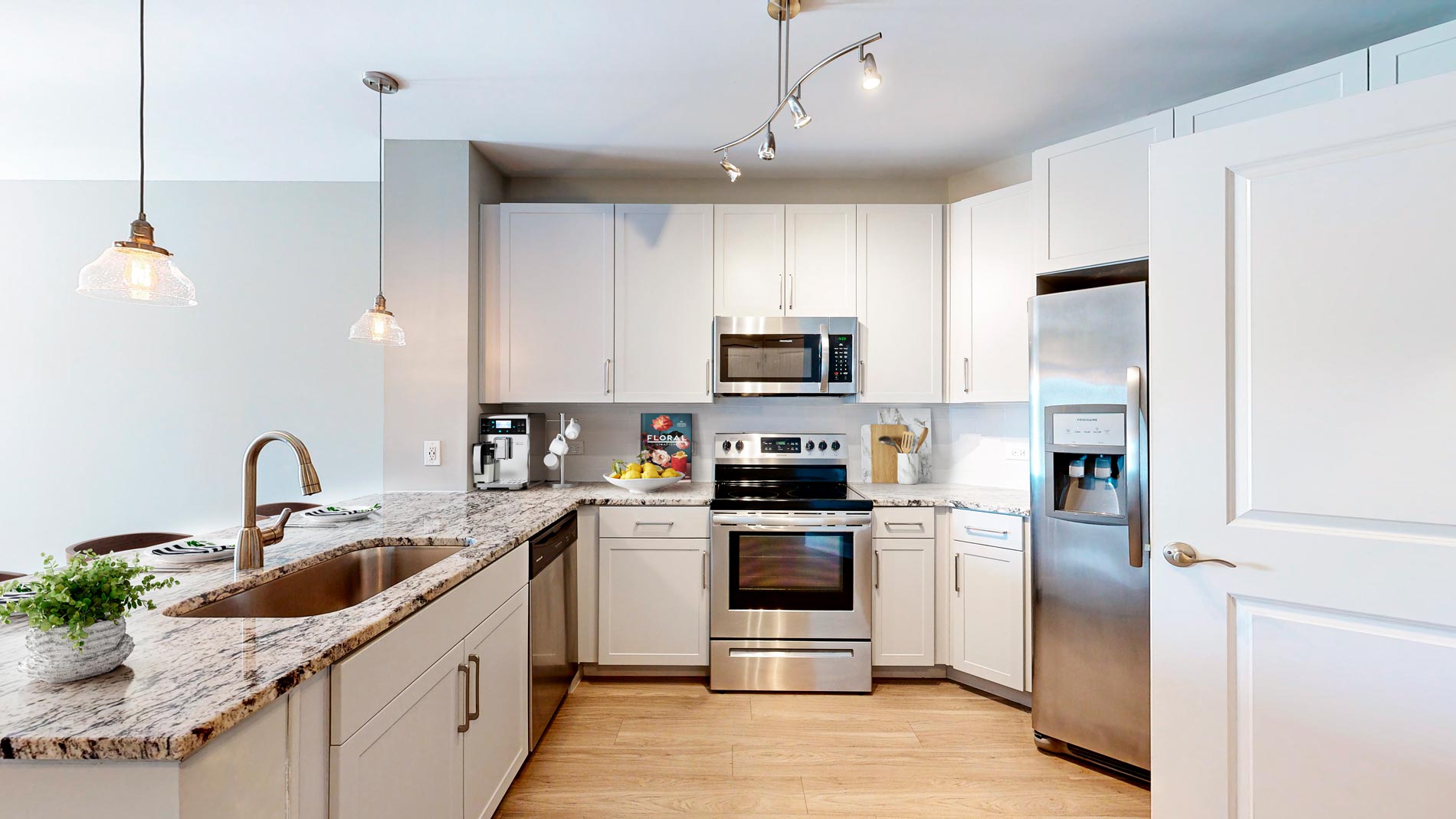 The Smith staged kitchen