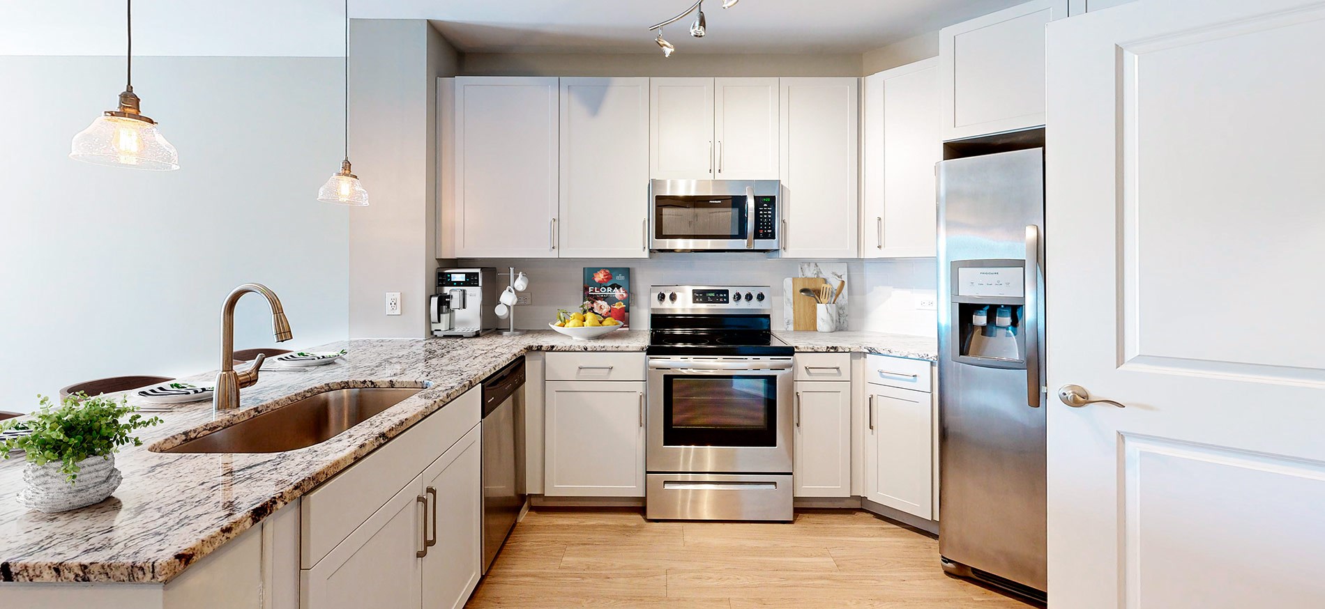 The Smith staged kitchen