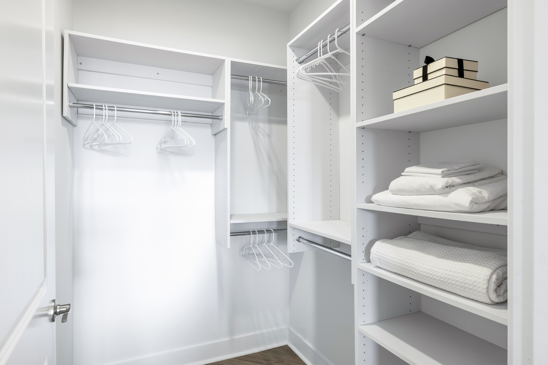 The Smith staged closet