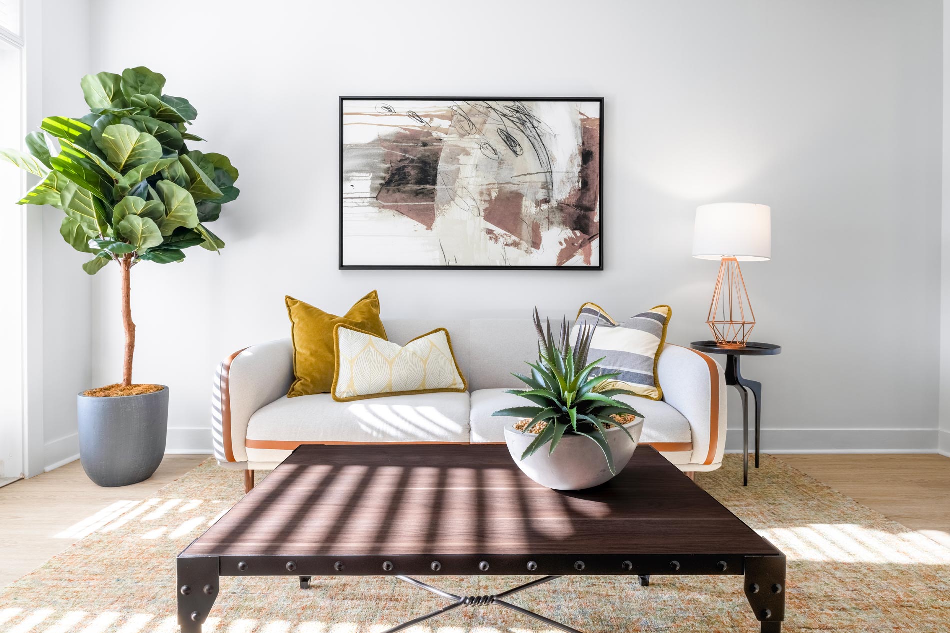 The Smith living room