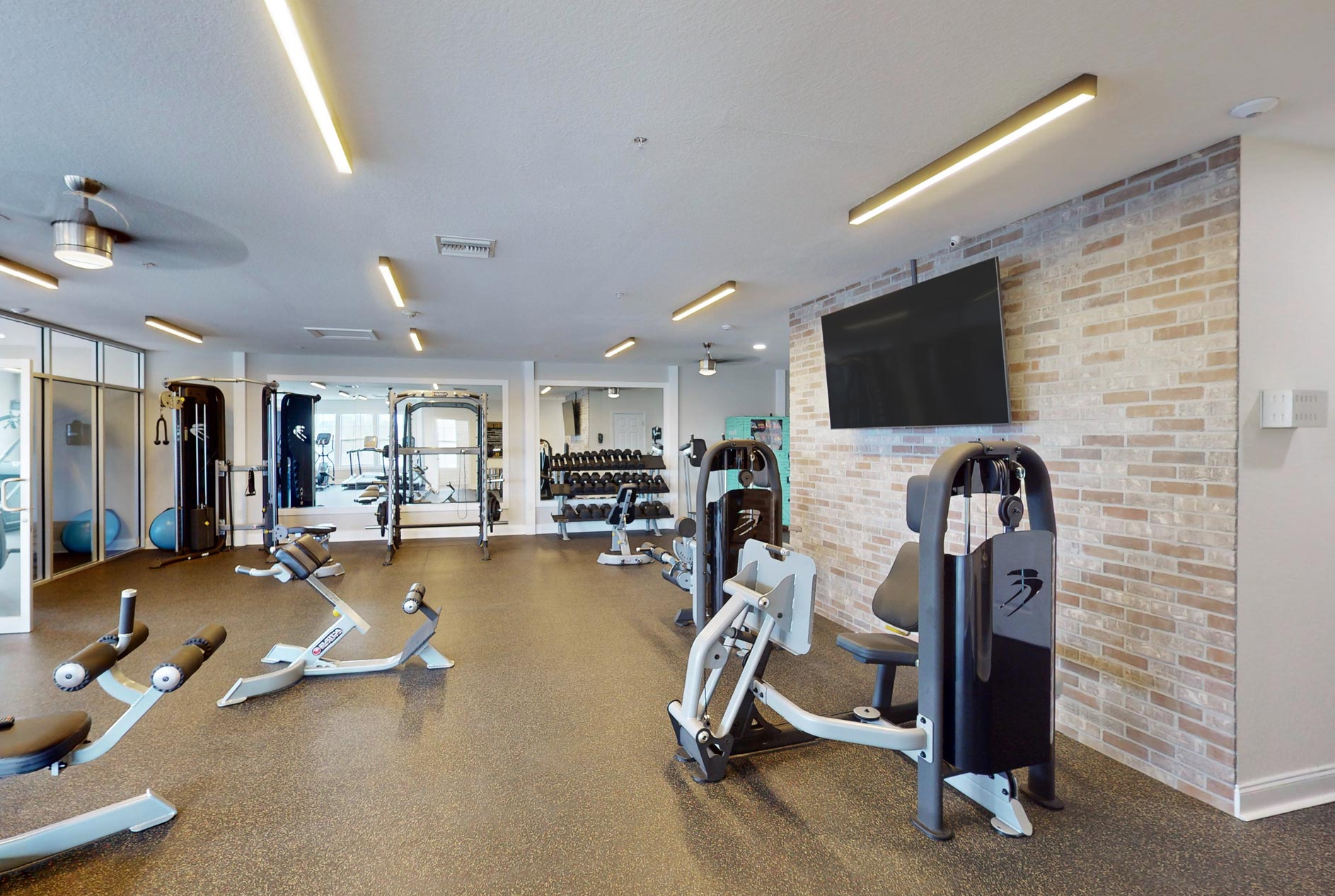 Vintage Lofts fitness center