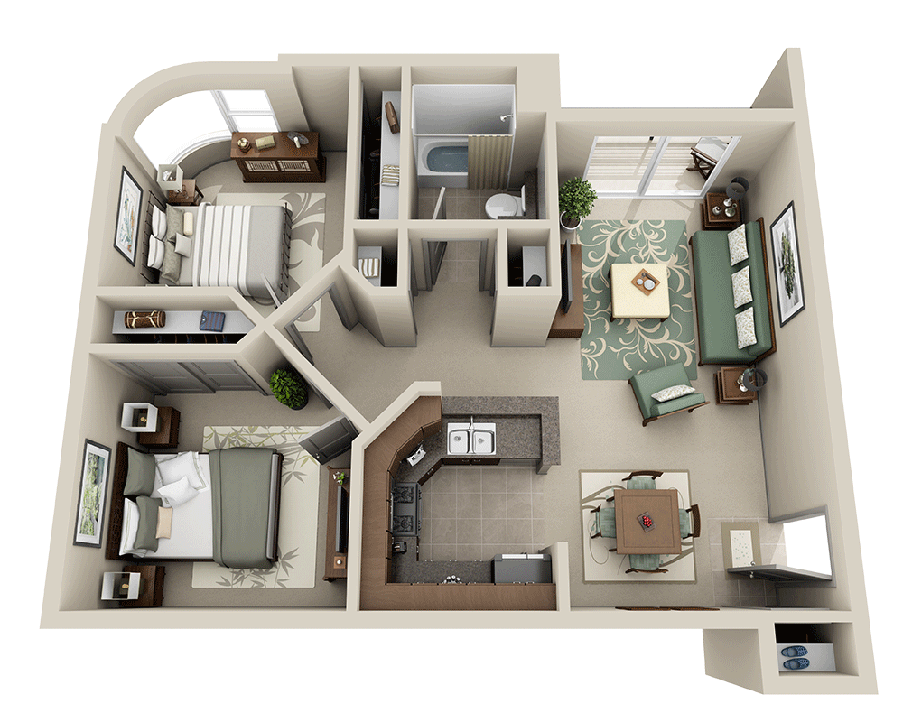 Two Bedroom B1A-MMR