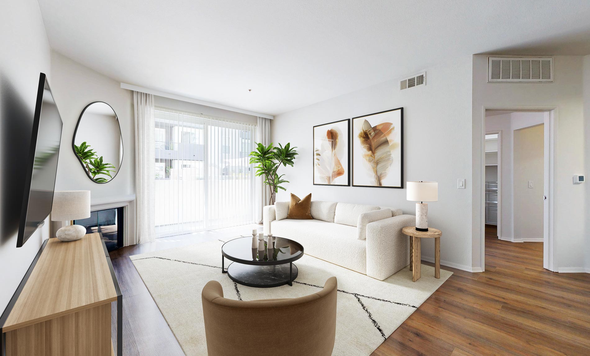 The Westerly Staged living room
