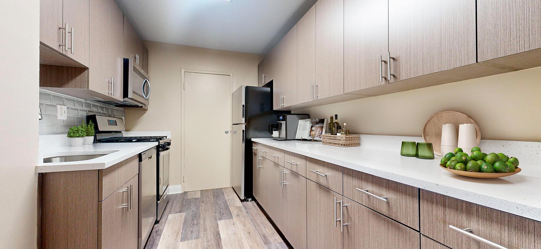 The Whitmore staged kitchen