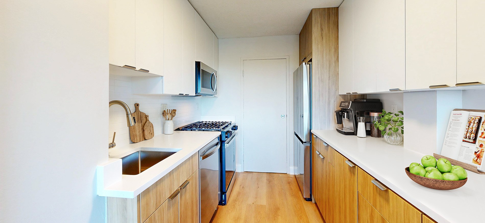 The Whitmore staged kitchen