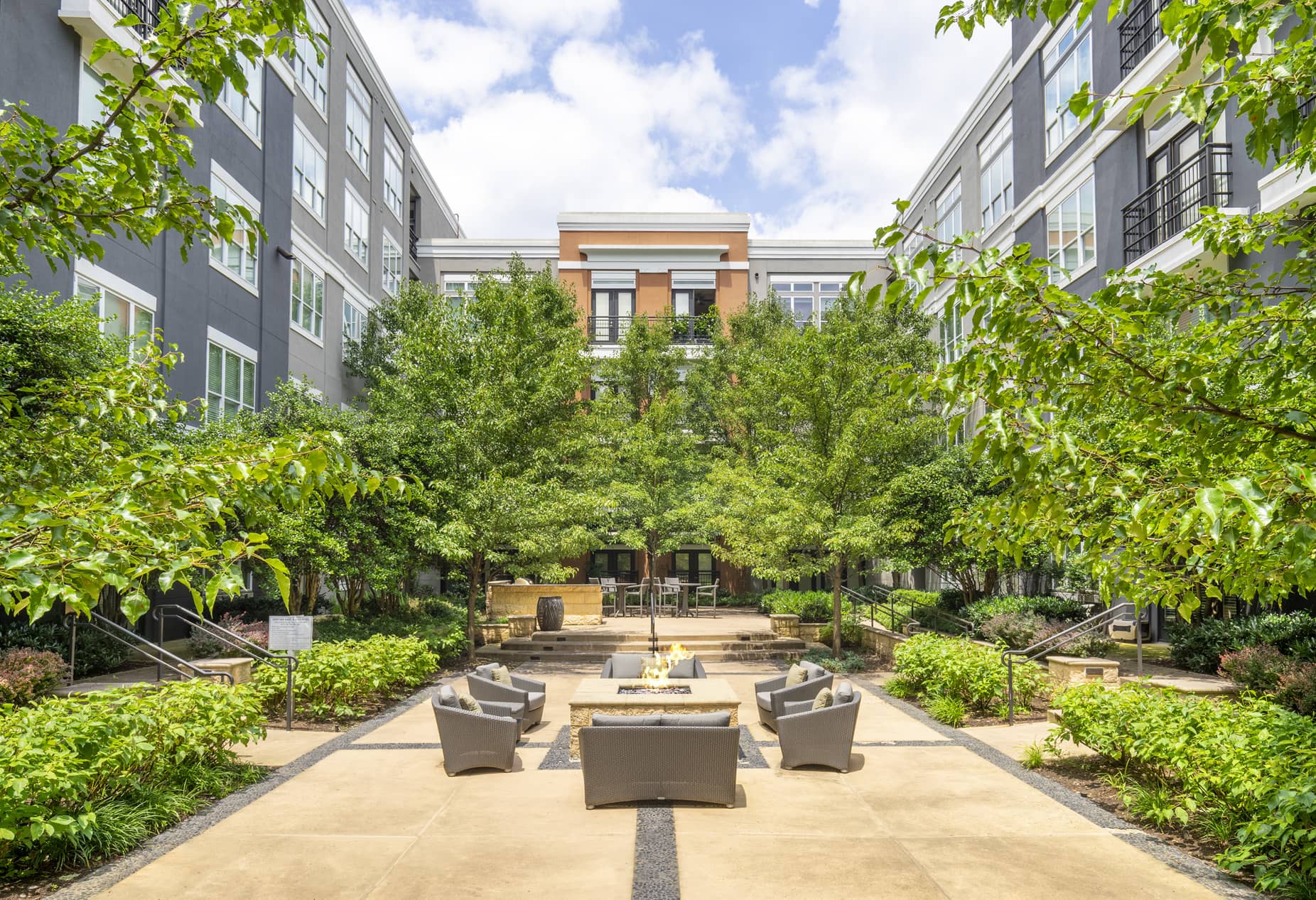 Towson Promenade Outdoor Grilling Area