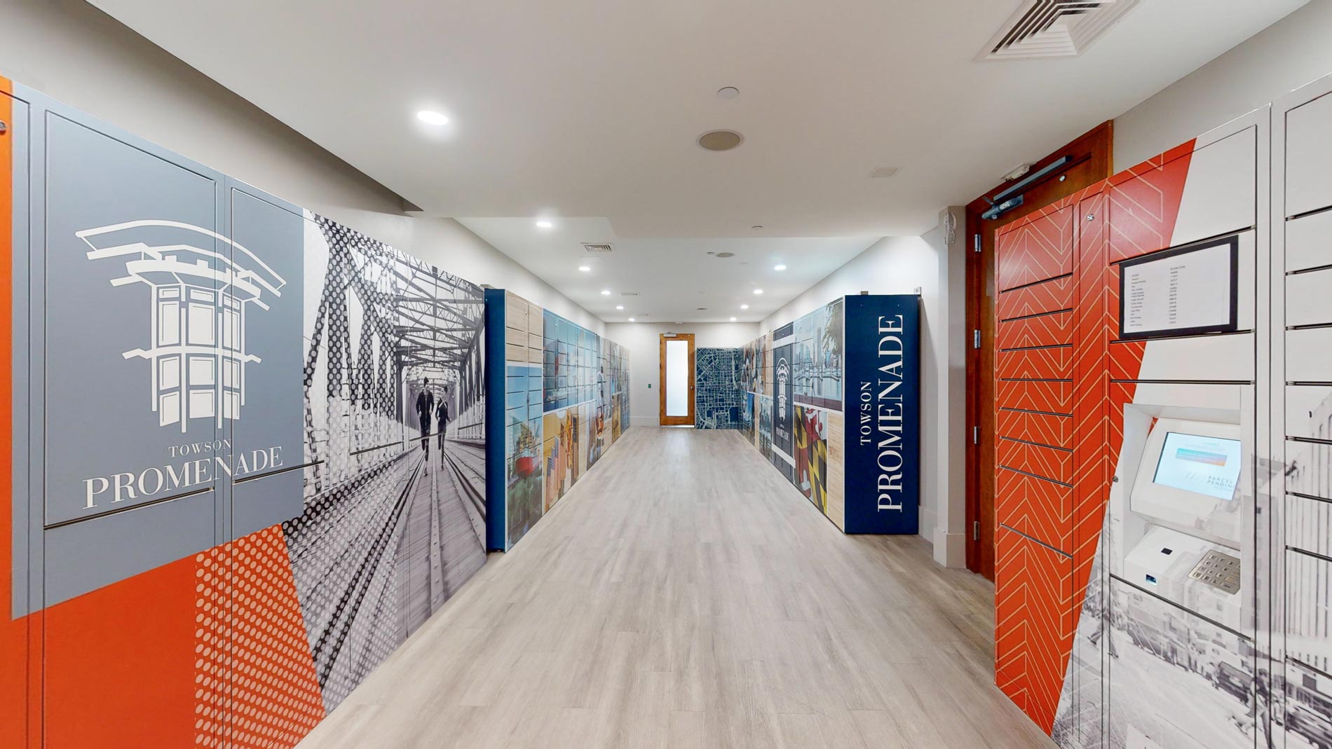 Towson Promenade package locker room