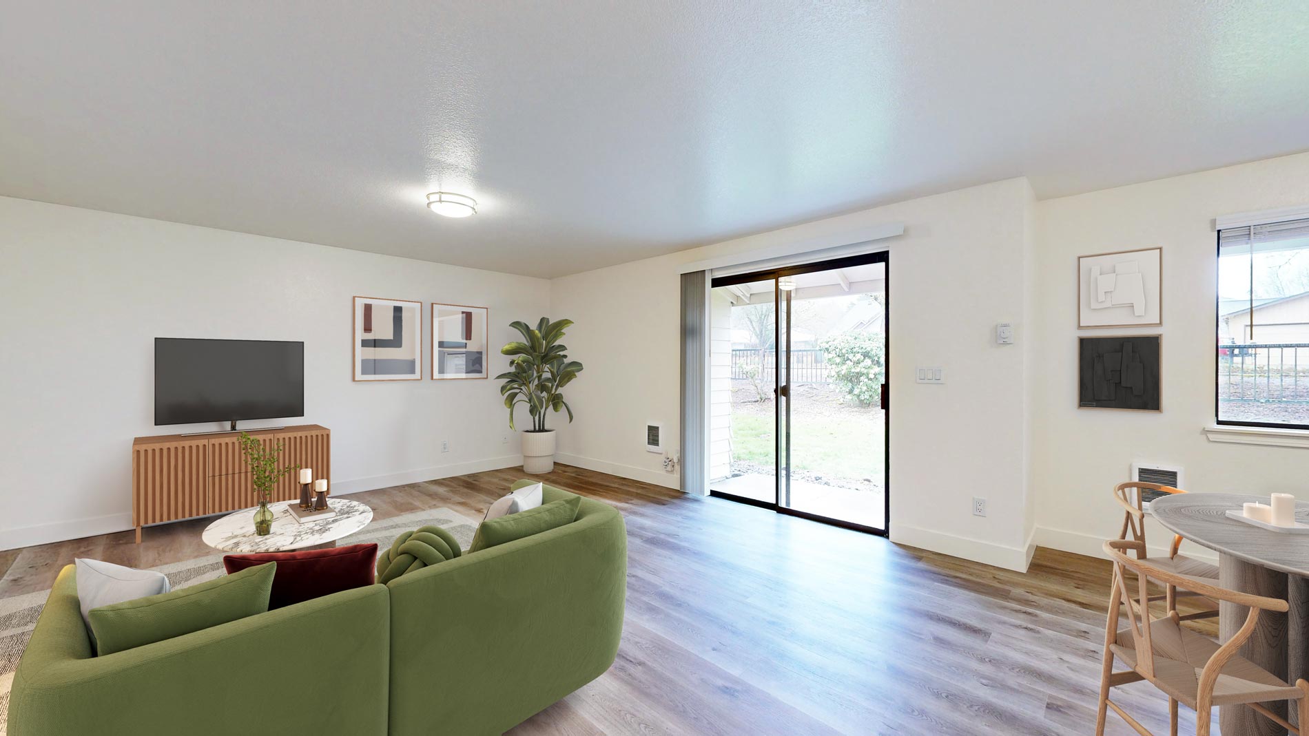 Tualatin Heights staged living room