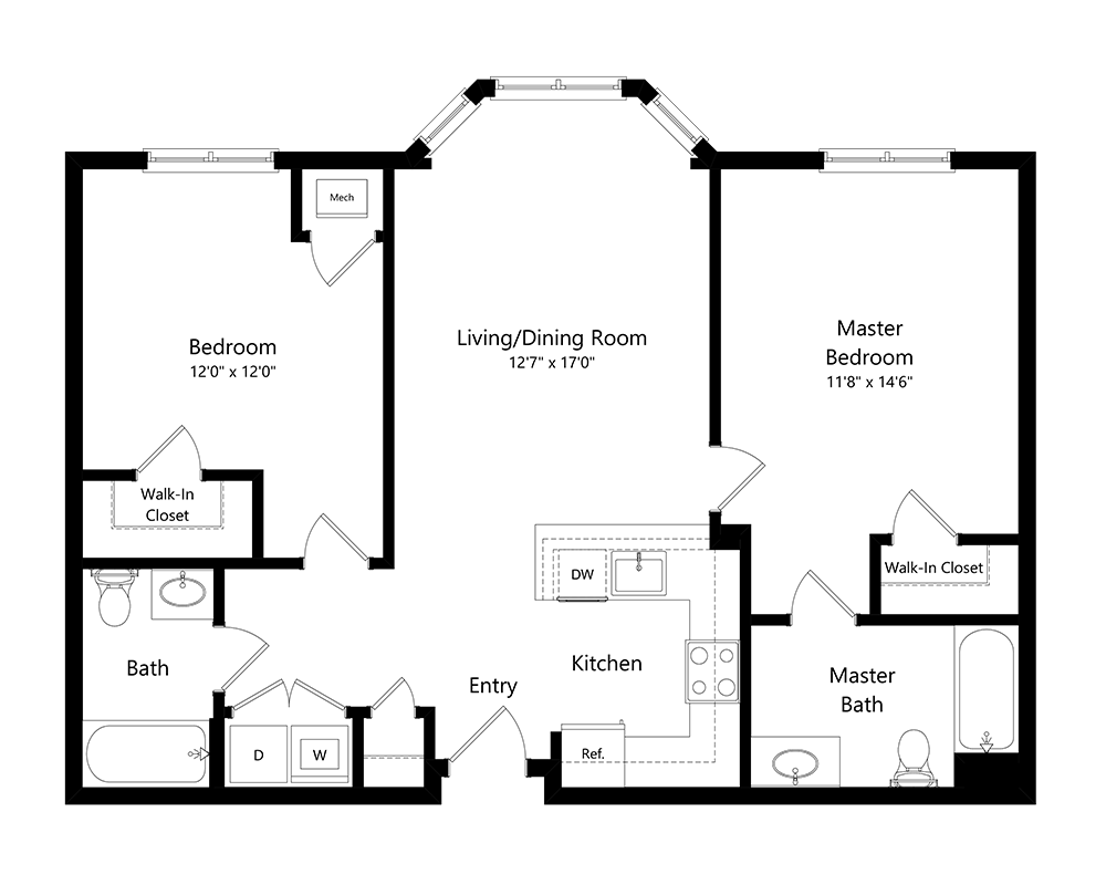 Two Bedroom B2B