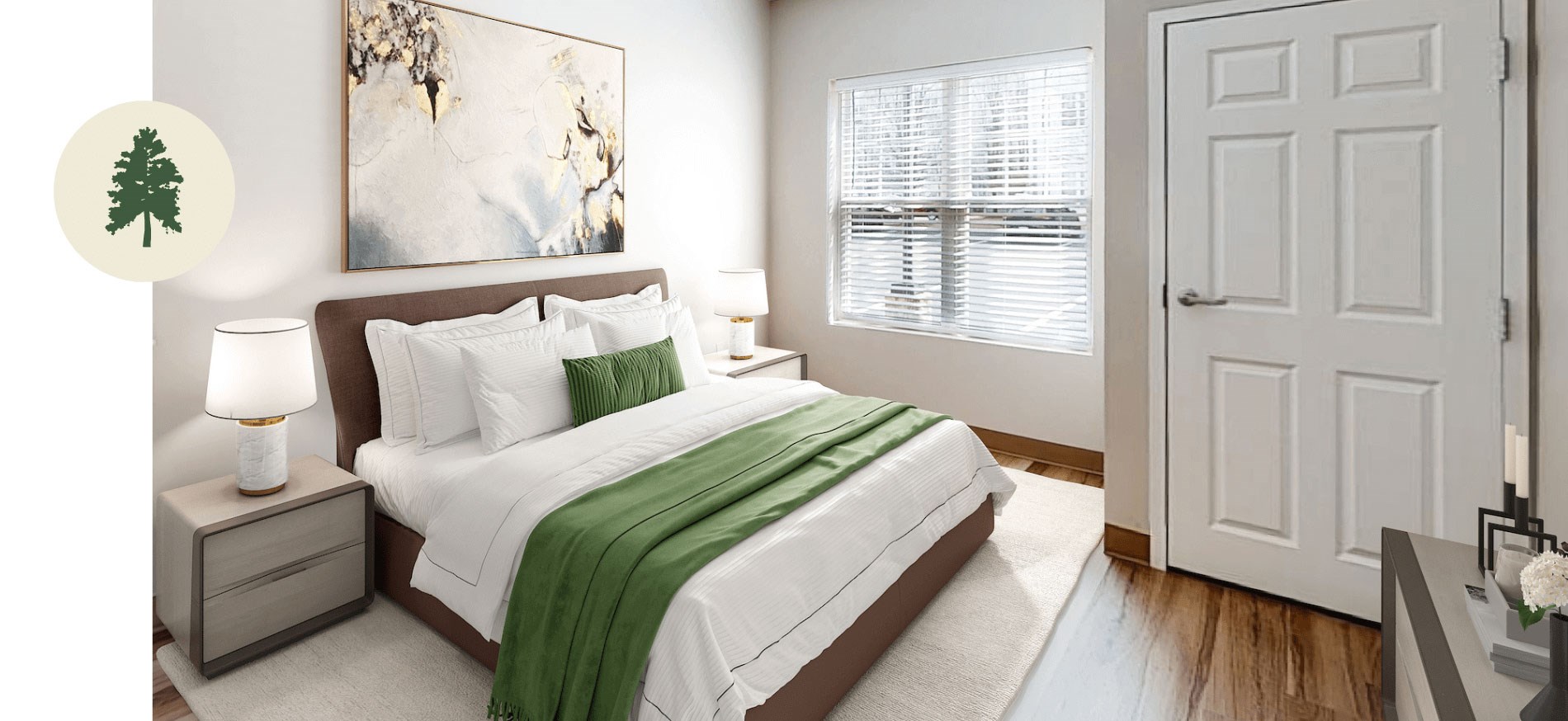 Union Place apartment bedroom