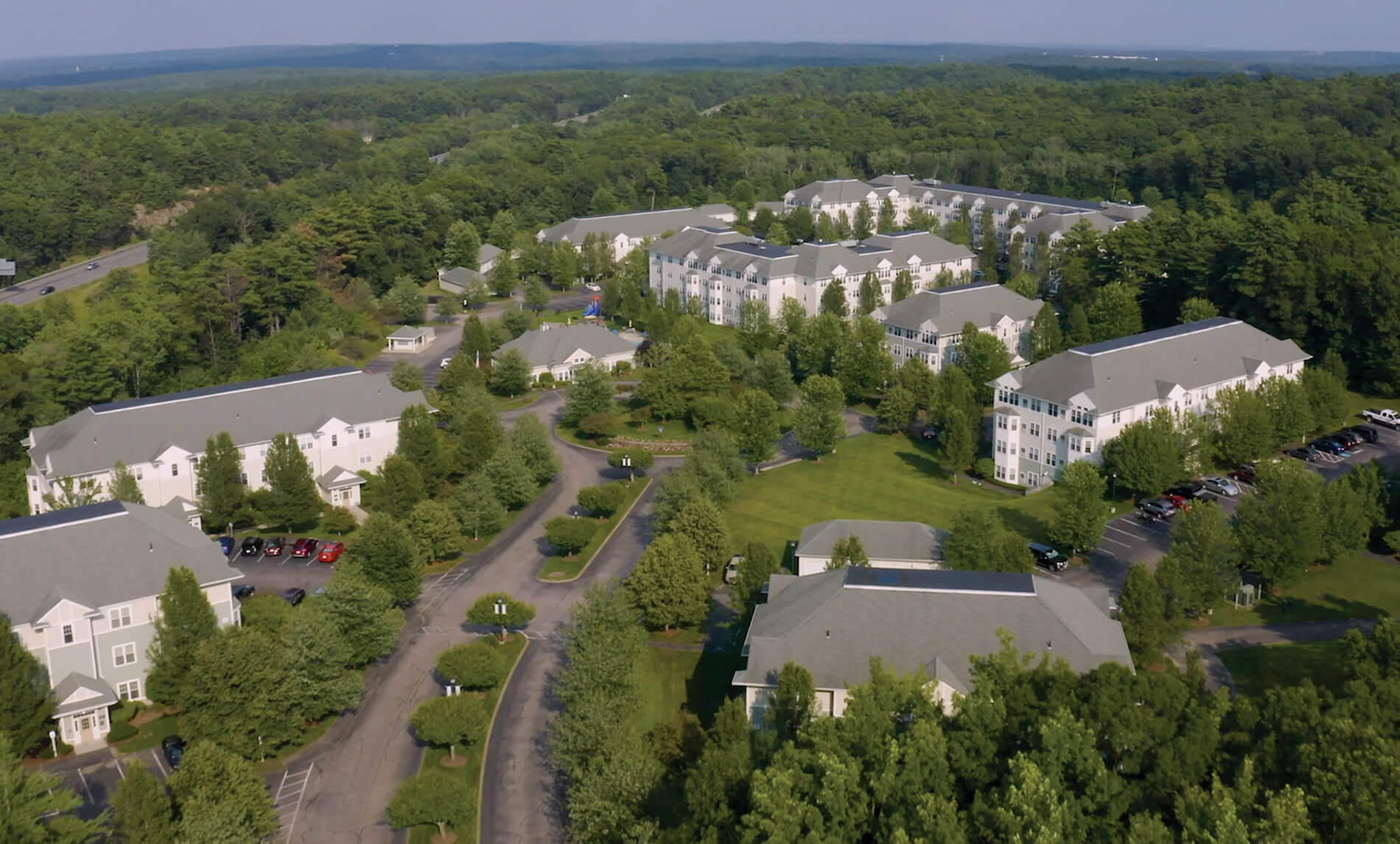 Union Place Aerial Exterior