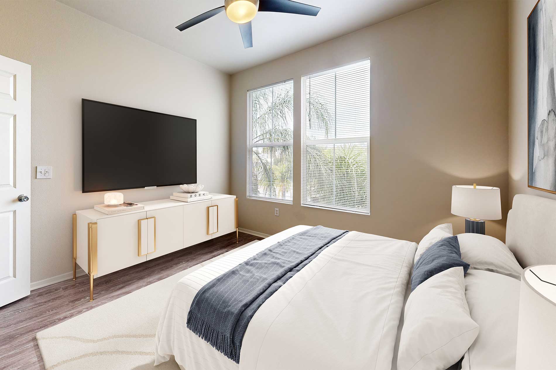 Verano apartment bedroom