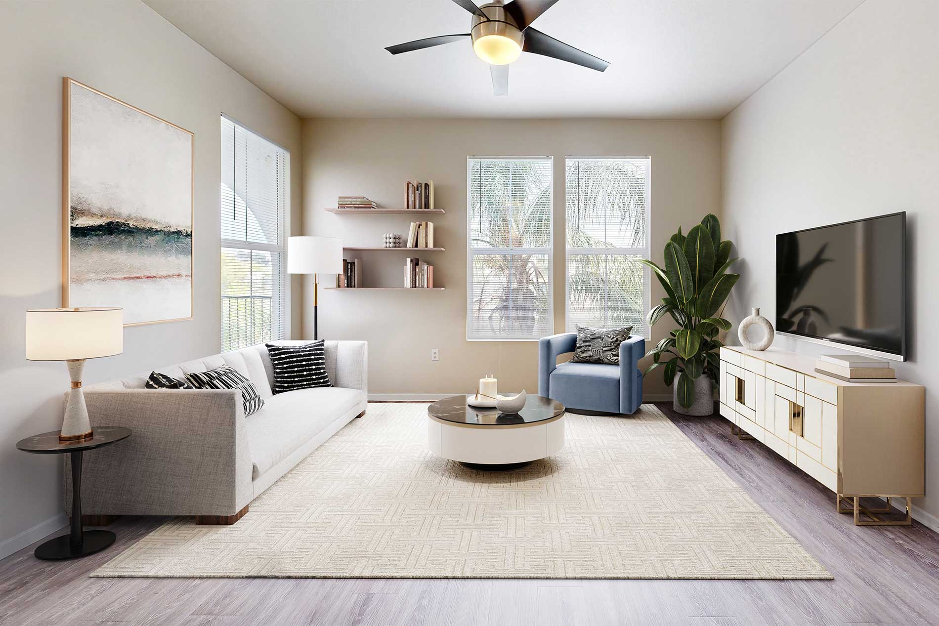 Verano apartment living room