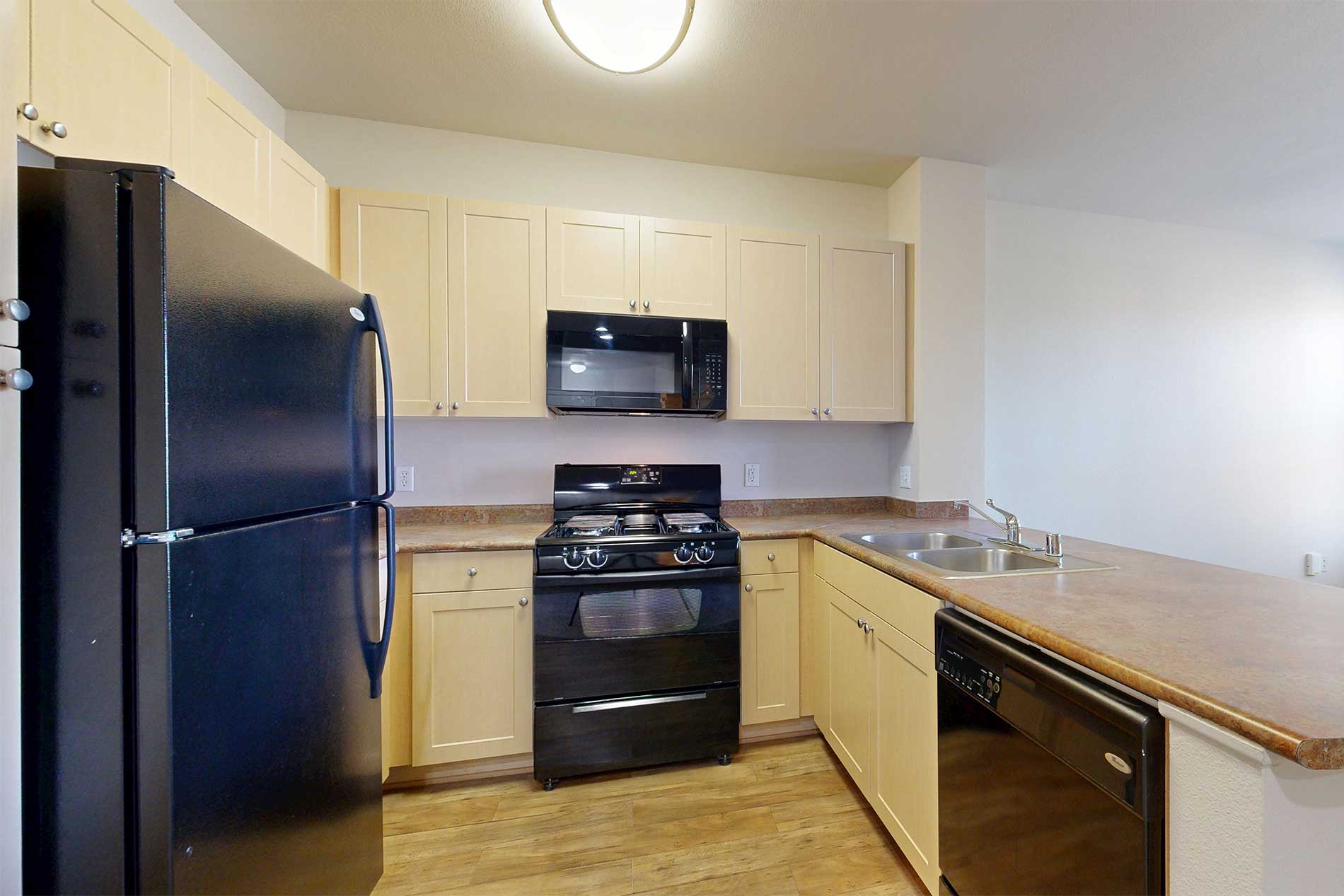 Verano apartment kitchen