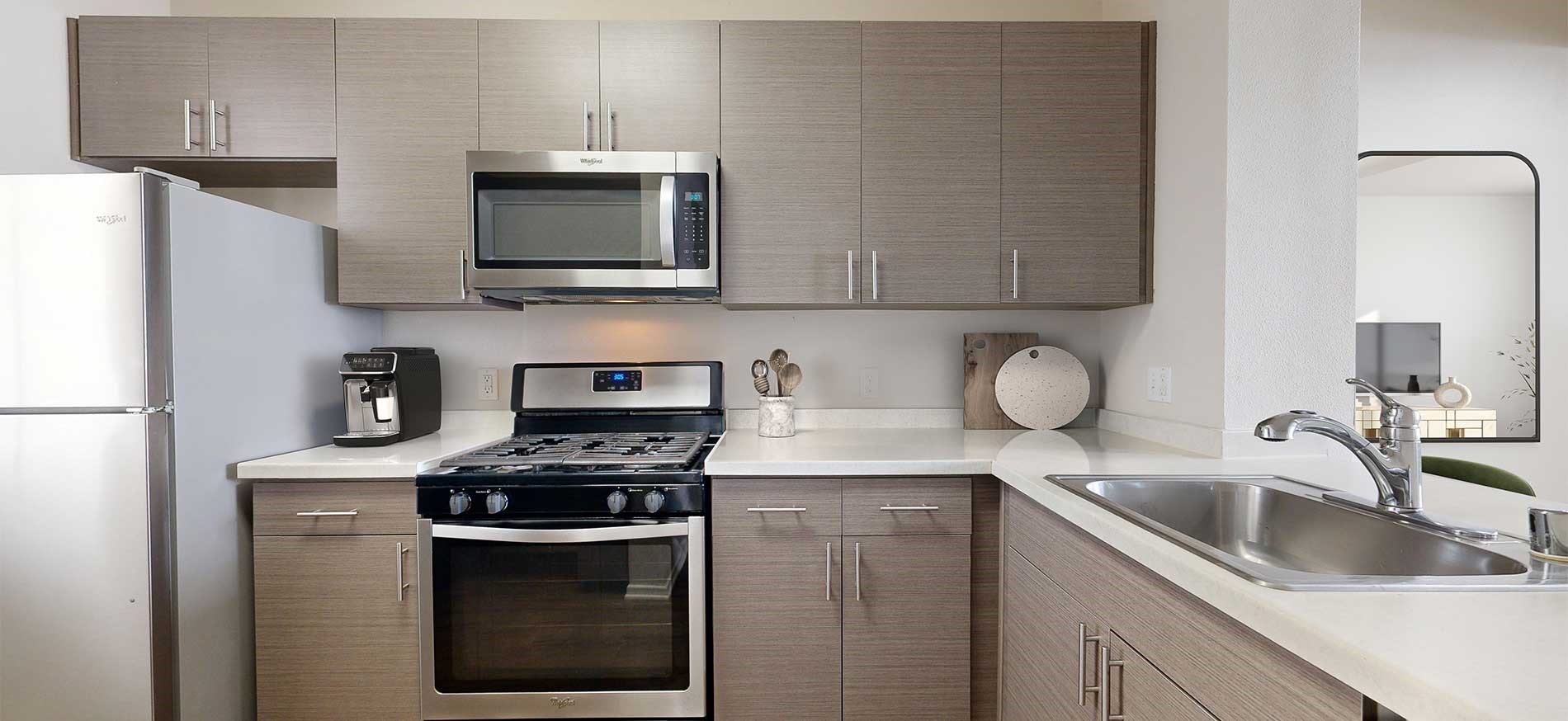 Verano apartment kitchen