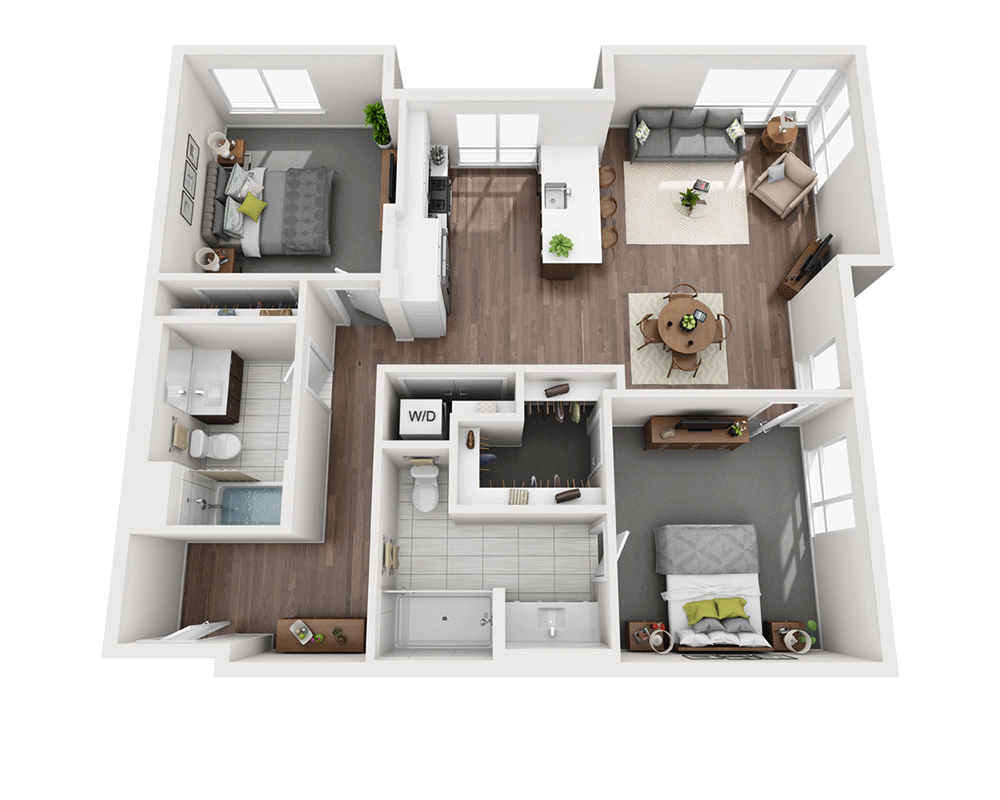 Two Bedroom B2I