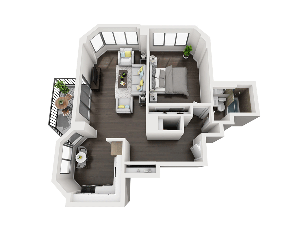 One Bedroom A1V