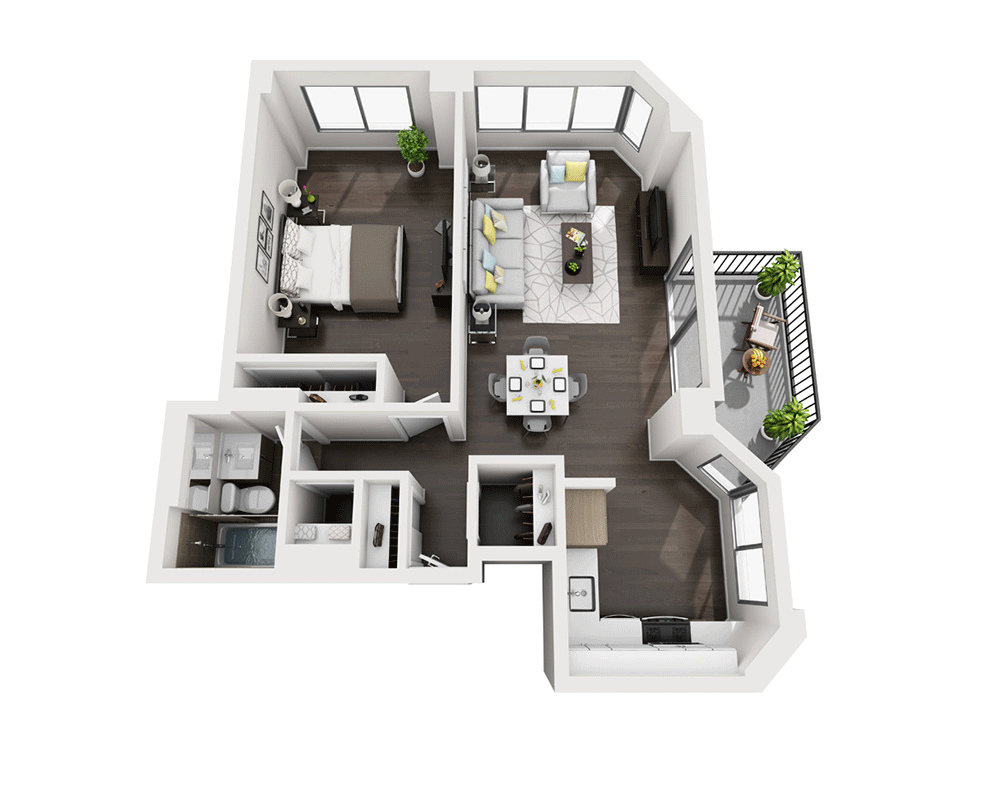 One Bedroom A1X