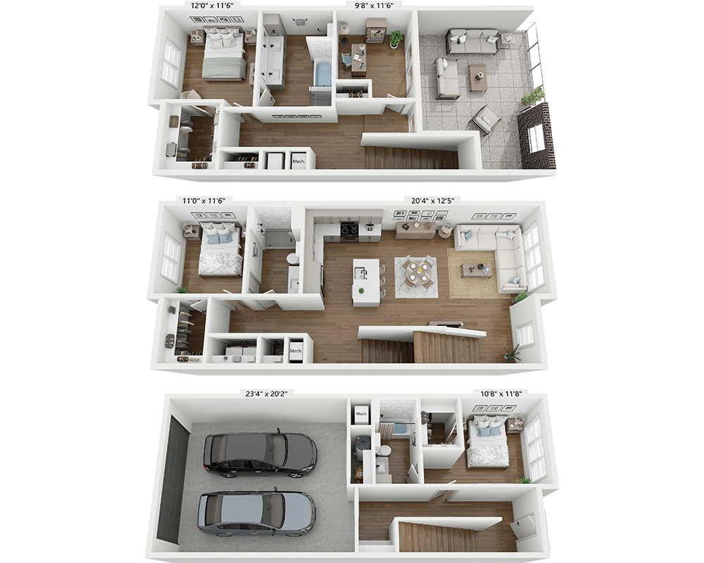 Three Bedroom C3A