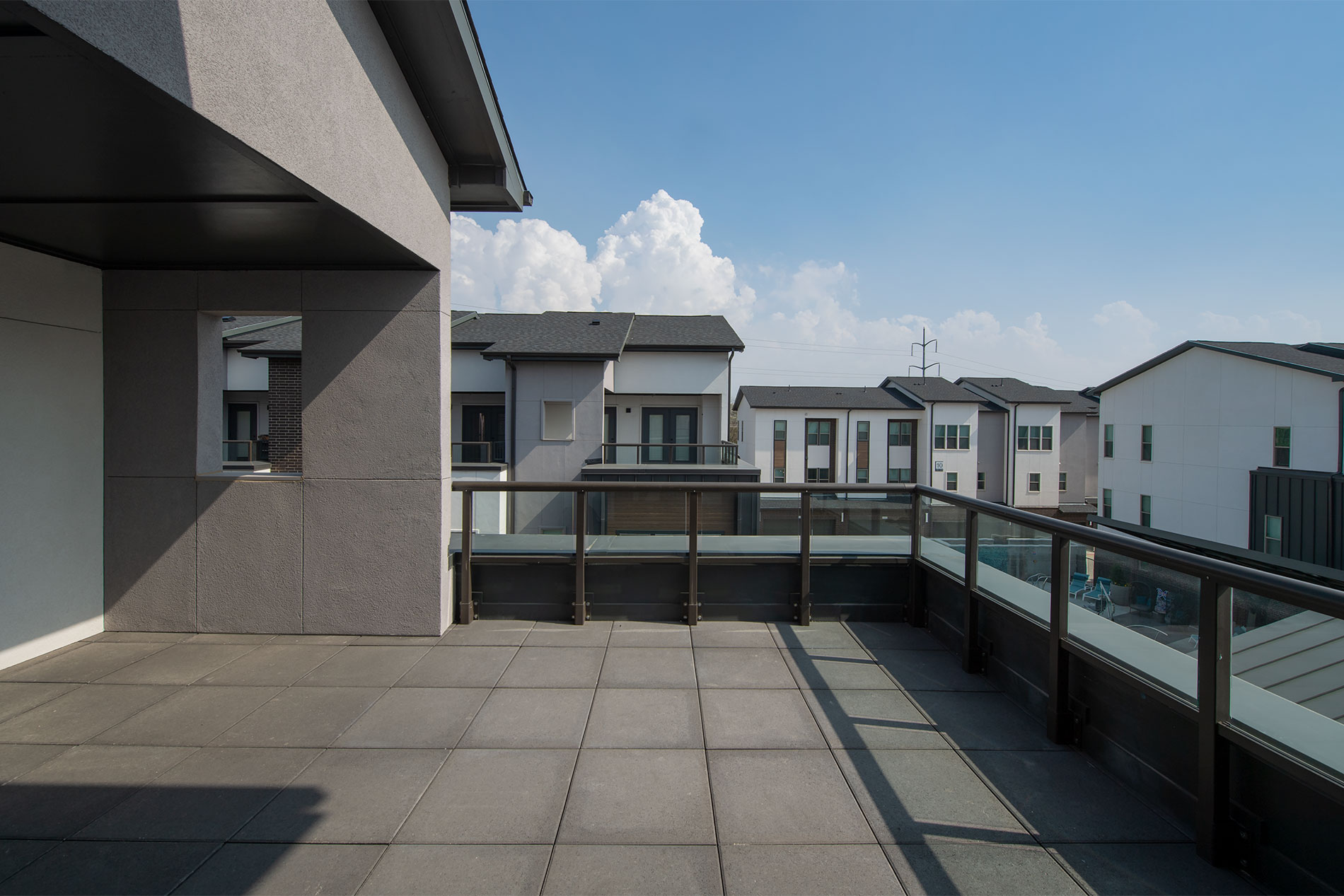 Villas at Fiori apartment terrace