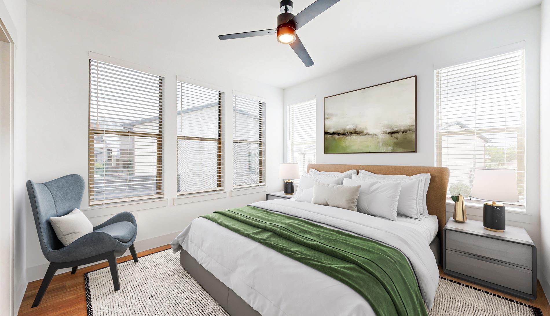 Villas at Fiori Staged Bedroom 