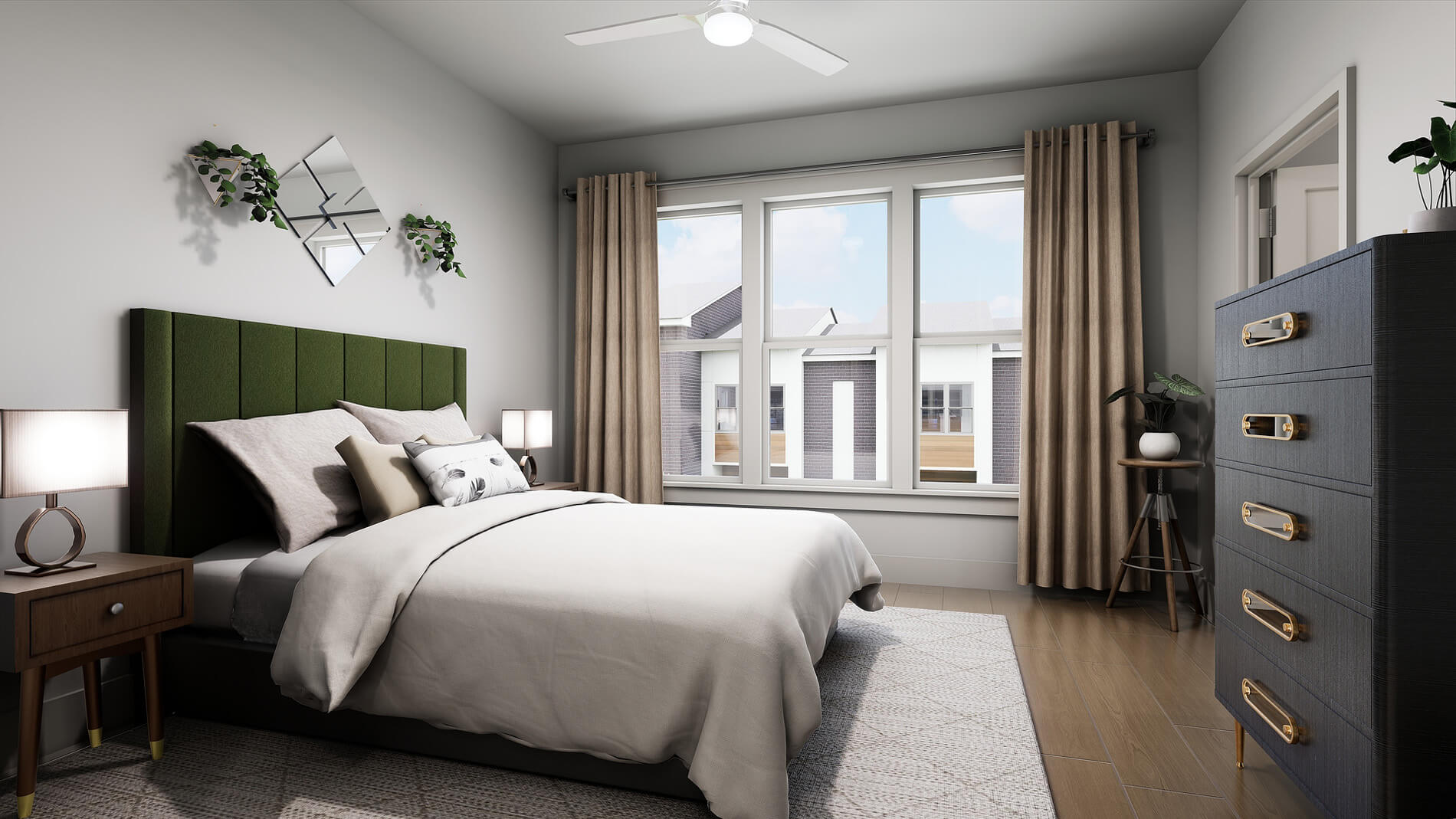 Villas At Fiori Rendering unit bedroom