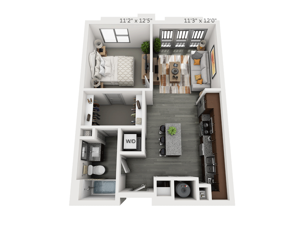 One Bedroom A1E